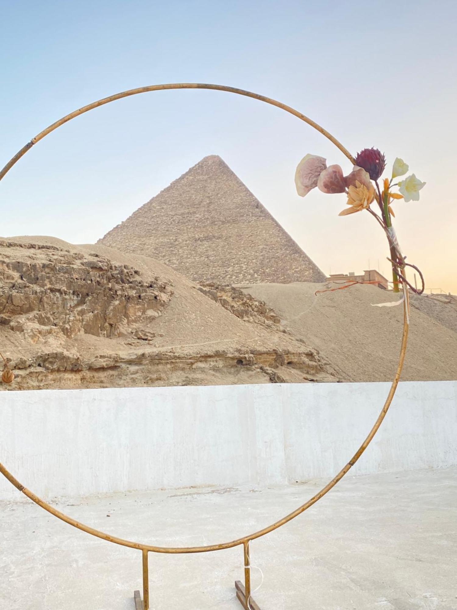 The Grand Pyramids View Hotel Kafret el-Gabal エクステリア 写真