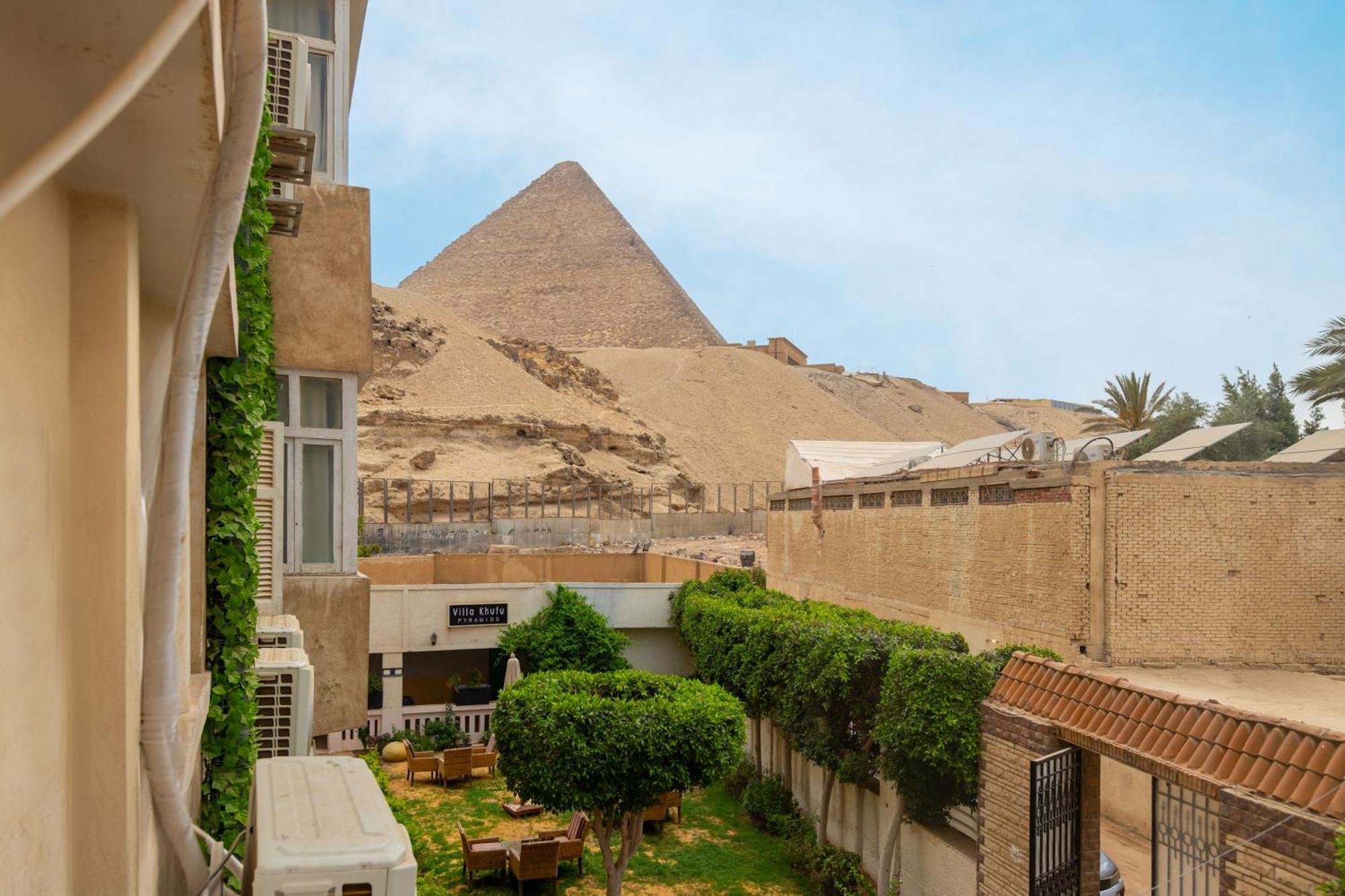 The Grand Pyramids View Hotel Kafret el-Gabal エクステリア 写真