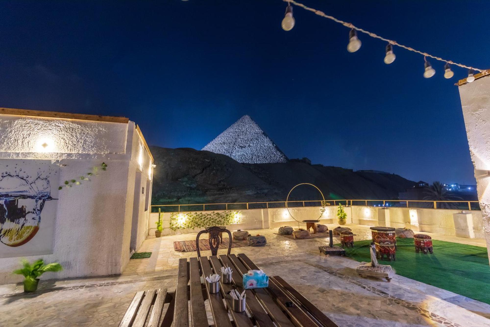 The Grand Pyramids View Hotel Kafret el-Gabal エクステリア 写真